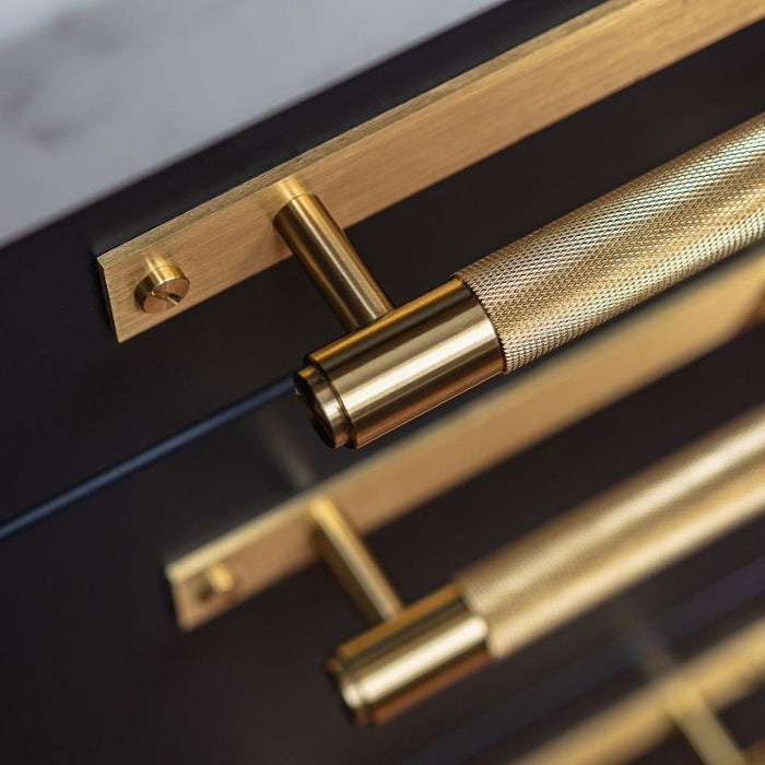 Modern Gold Solid Brass Wardrobe Cabinet Handles