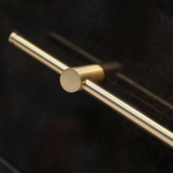Adjustable Long Handle Liberty Hardware Cabinet Pulls Durable Brass Long Handle
