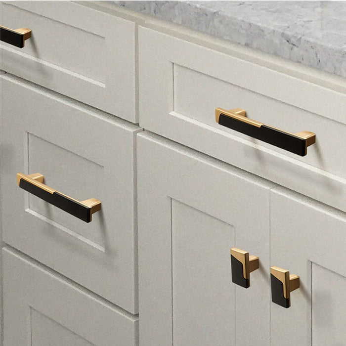 Modern Zinc Alloy Removable Cabinet Handles Drawer Pulls