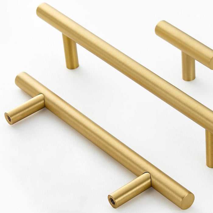 Brushed Gold Euro Style Cabinet Handles