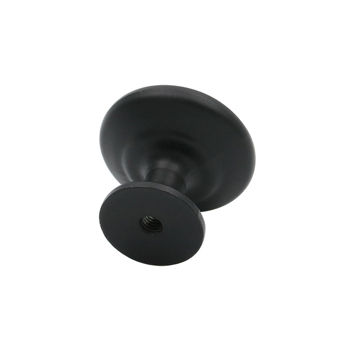 Black cabinet pull knobs round for kitchen(LS6050BK ) - Goldenwarm