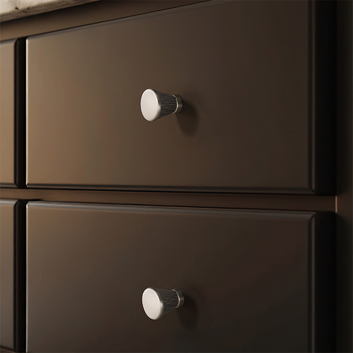 Fashionable Textured Zinc Alloy Cabinet Handles