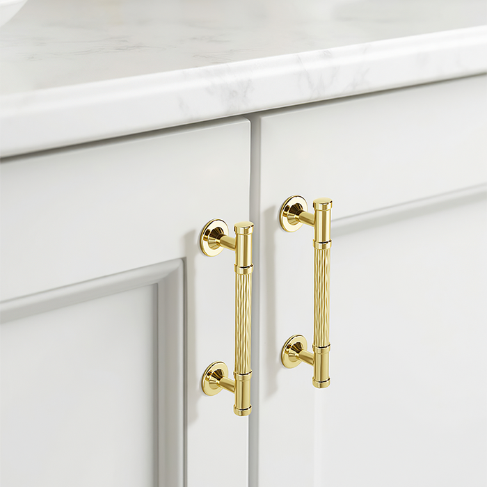 Fashionable Textured Zinc Alloy Cabinet Handles