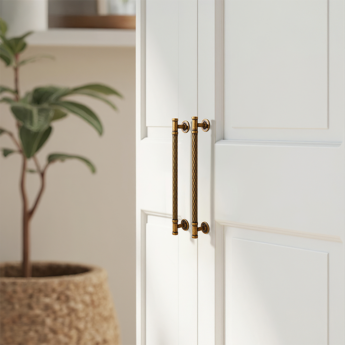 Fashionable Textured Zinc Alloy Cabinet Handles