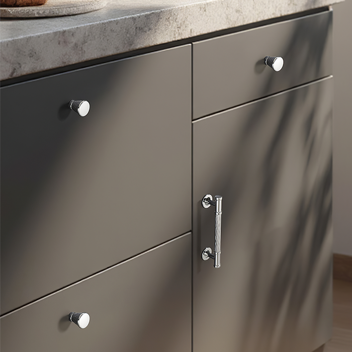 Fashionable Textured Zinc Alloy Cabinet Handles