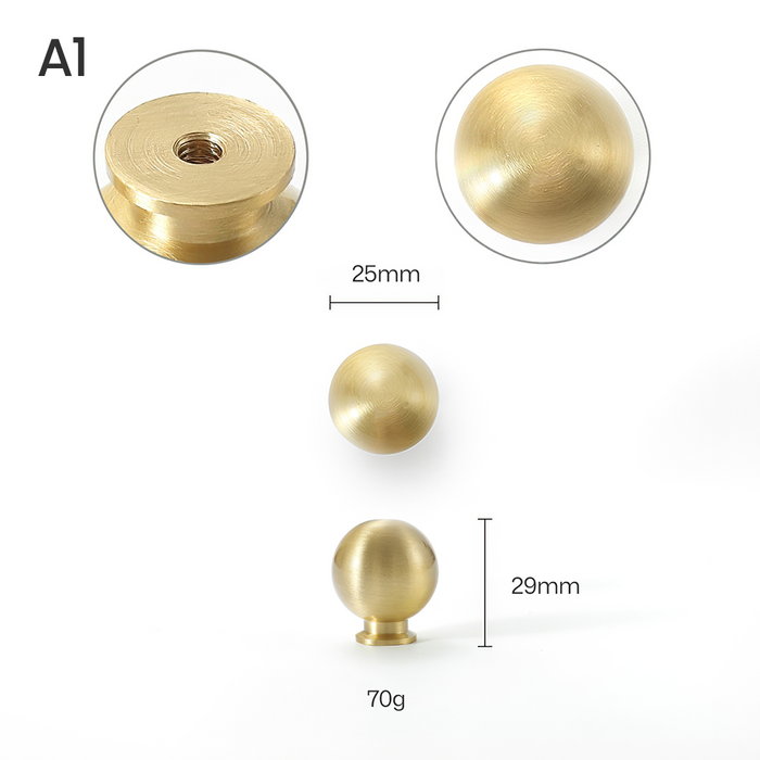 Bronze Vintage Brass Wardrobe Handles