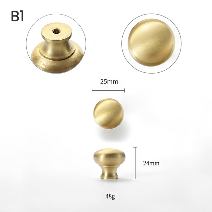 Bronze Vintage Brass Wardrobe Handles