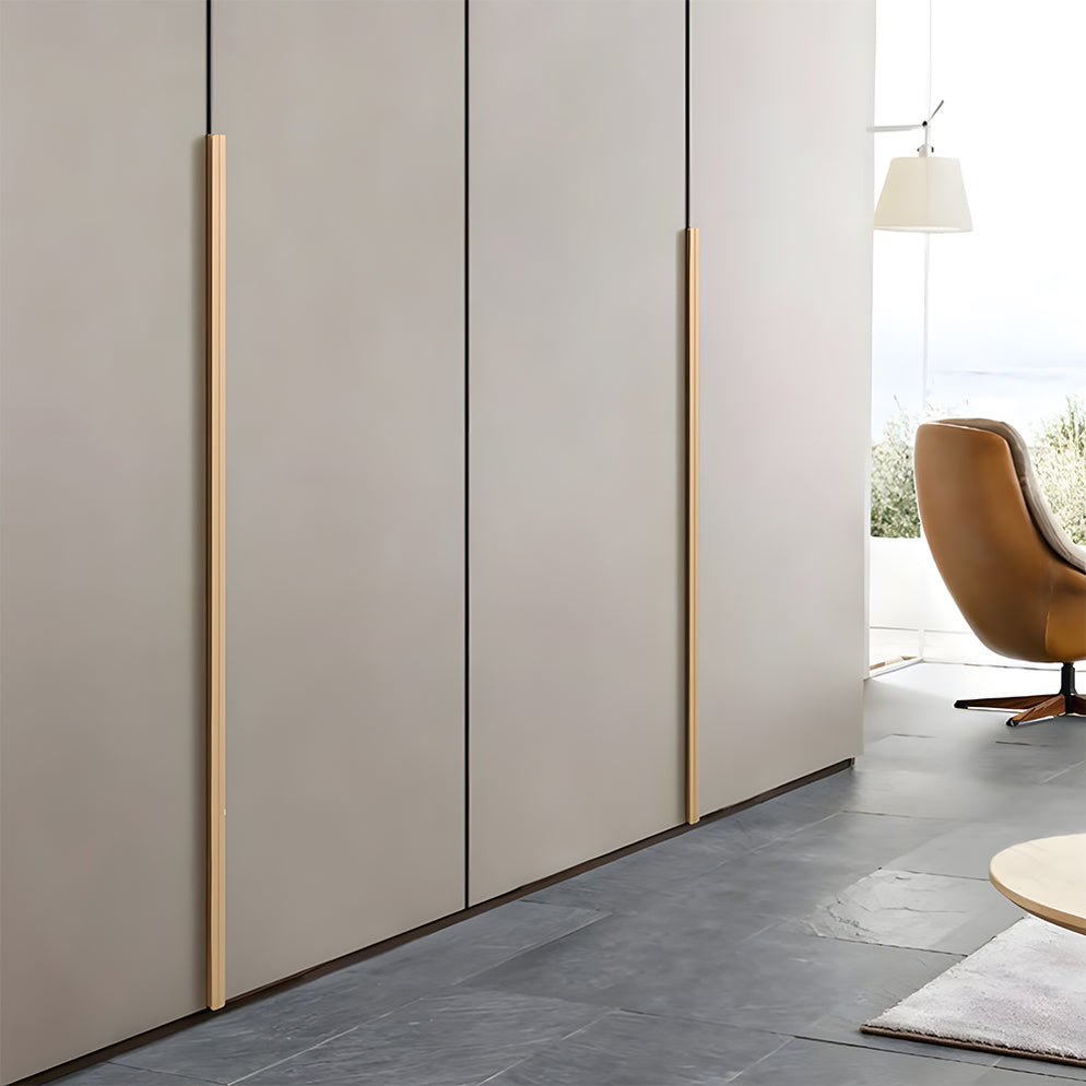 Modern Kitchen Cupboard wardrobe door Edge Handles Goldenwarm — free download