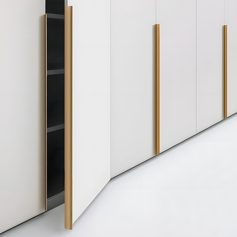 Modern Kitchen Cupboard wardrobe door Edge Handles Goldenwarm — free download