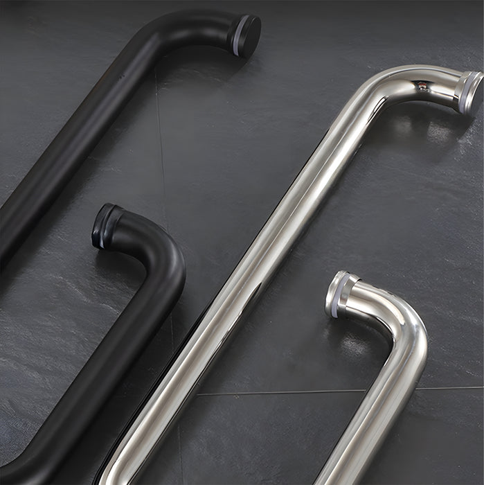 Bathroom 304 Stainless Steel Glass Door Handles