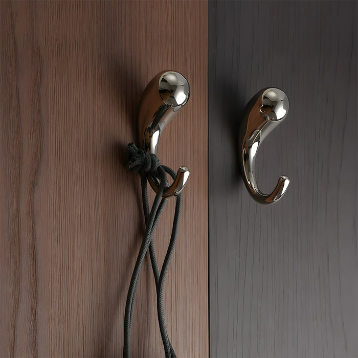 Minimalist Solid Brass Wall Hooks