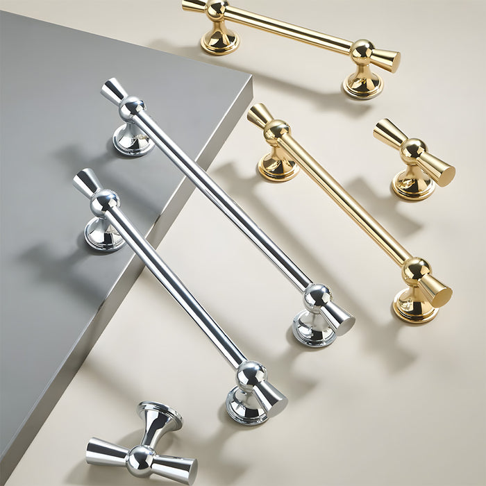 Modern Gold Brass Cabinet Pulls and Handles