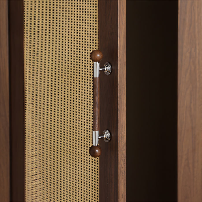 Medieval Brass Wooden Handle