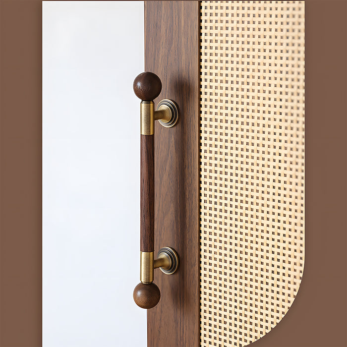 Medieval Brass Wooden Handle