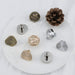 Organic Round Textured Zinc Alloy Cabinet Knobs
