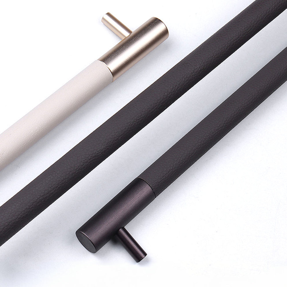 Goldenwarm Modern Luxury Kitchen Cabinet Handles Black White Cabinet ...