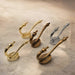 Vintage Brass Wall Mounted Coat Hooks