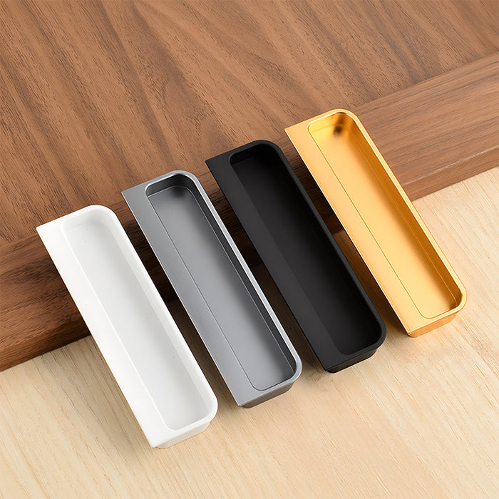 Sqaure Sliding Closet Door Handles Flush Pulls