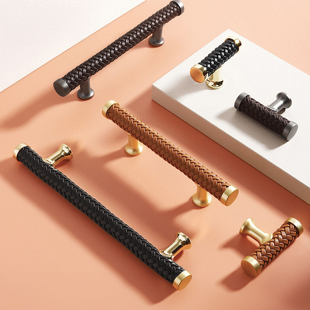 Leather Cabinet Knobs