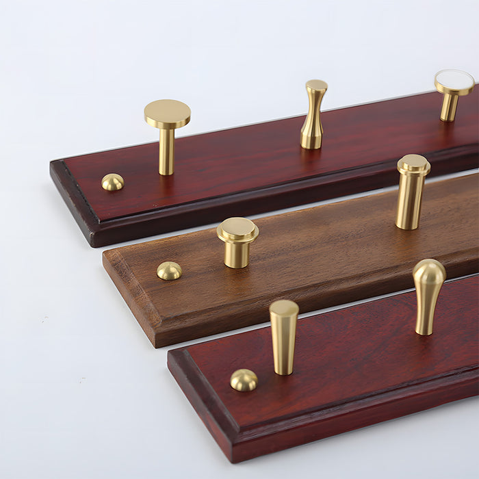 Modern Solid Brass Wall Mounted Wall Pegs