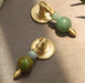 Solid Brass & Natural Stone Drop Pendant Cabinet Knobs