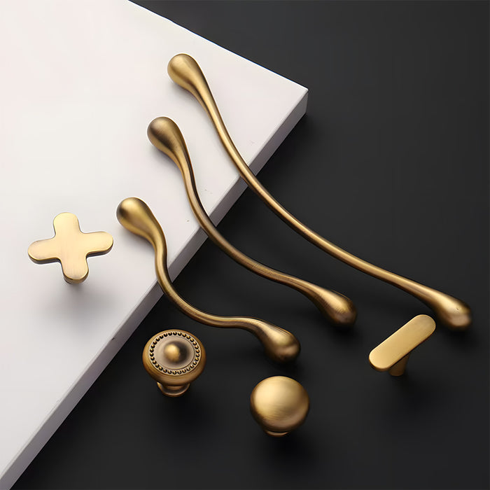 Decorative Wavy Organic Cabinet Pulls
