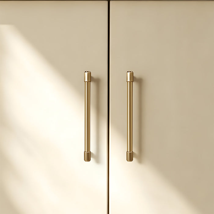 Modern Zinc Alloy Champagne Gold T Bar Cabinet Pulls