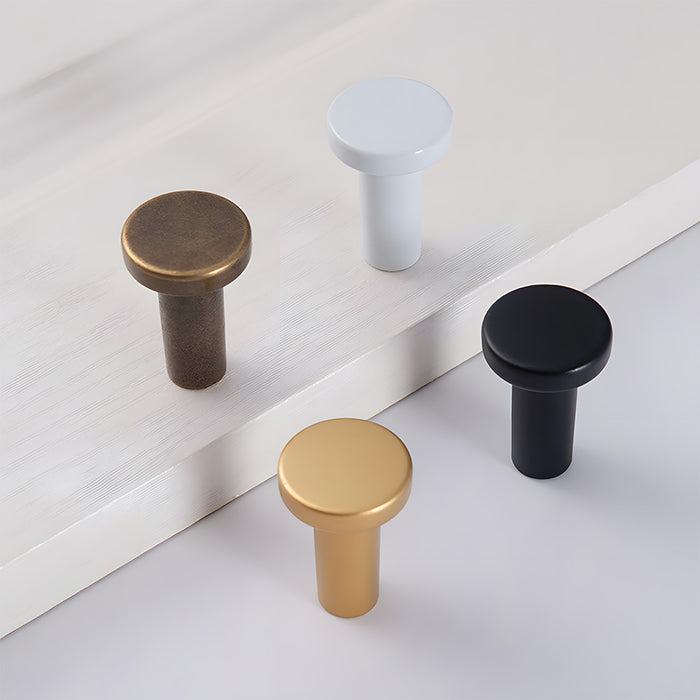 Modern Zinc Alloy Round Wall Hooks