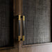Square Textured Gold & Black Drawer Handles