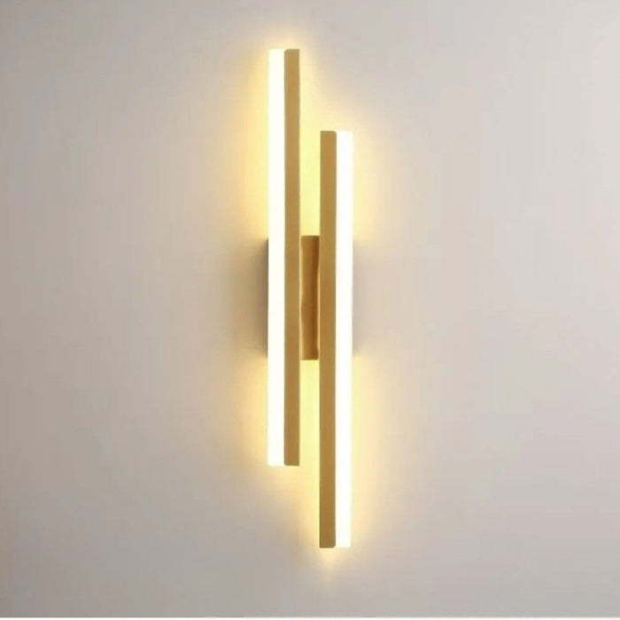 Modern Black Linear LED Wall Sconce Lighting for Bedroom & Living Room