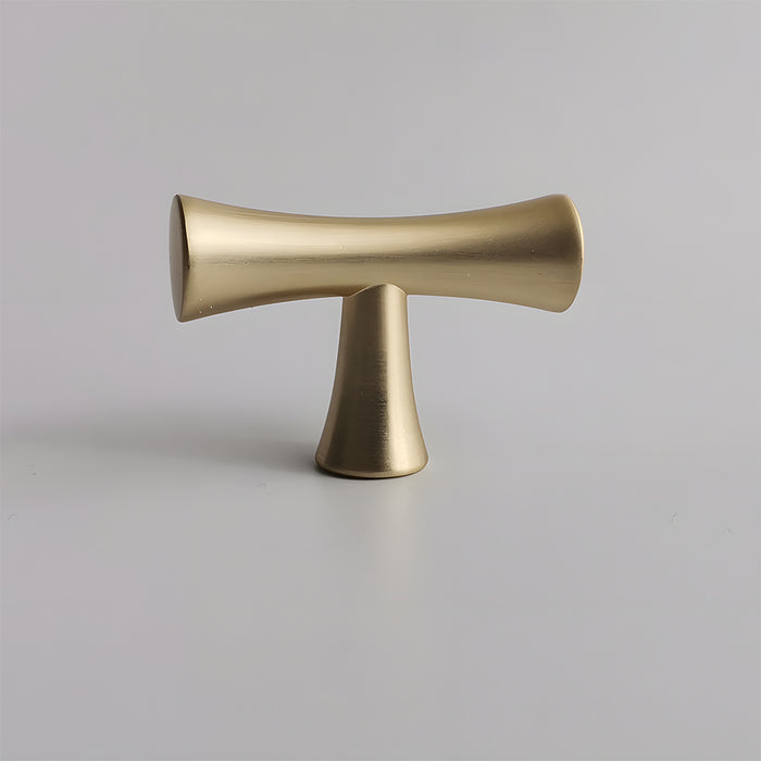 Simple Curved Zinc Alloy Cabinet Handles