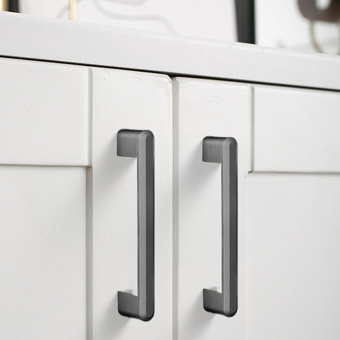 Simple Zinc Alloy Kitchen Cabinet Handles