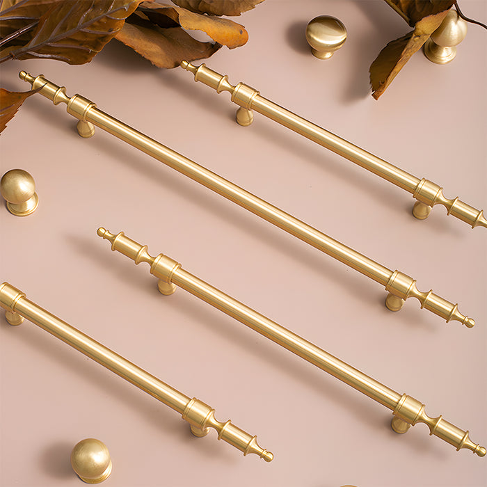 Gold Brass Wardrobe Door Handles