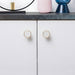 Decorative Natural Shell Cabinet Knobs with Solid Zinc Alloy Base