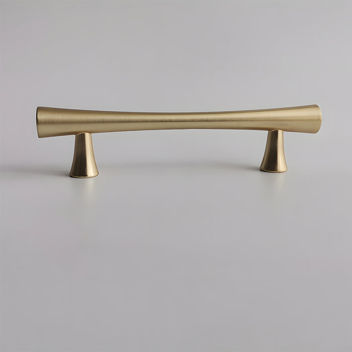 Simple Curved Zinc Alloy Cabinet Handles