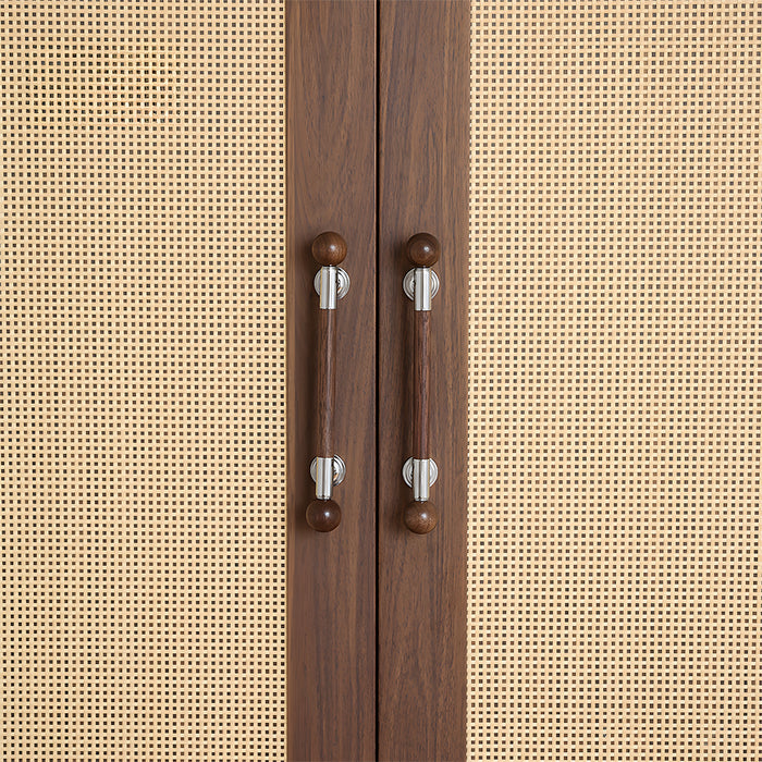 Medieval Brass Wooden Handle