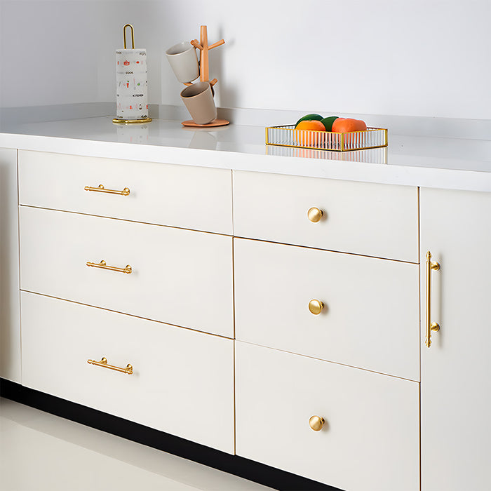 Modern luxurious brass cabinet handles for kitchen | Goldenwarm Modern luxurious brass cabinet handles for kitchen | Goldenwarm