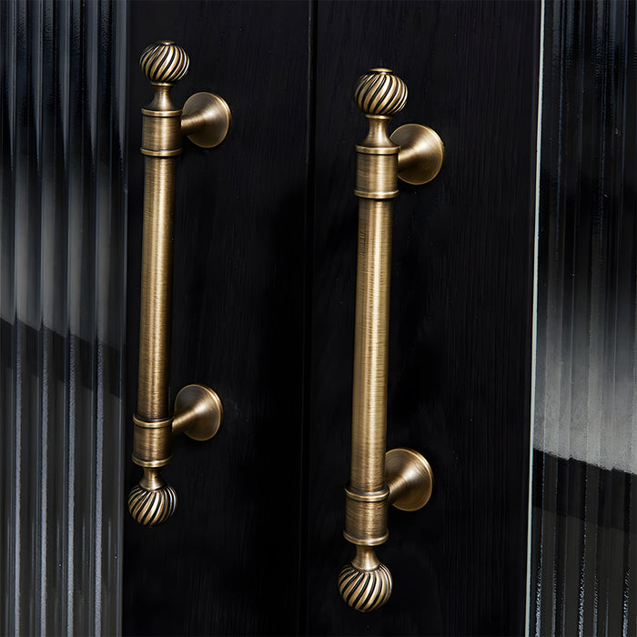 Antique Solid Brass Drawer Pulls Cabinet Handles