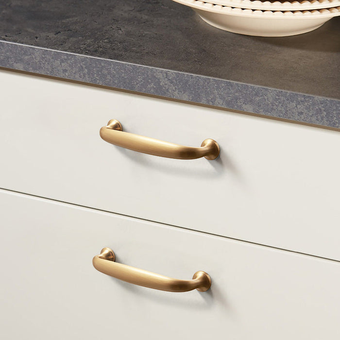 Gold Black Simple Classic Cabinet Handles