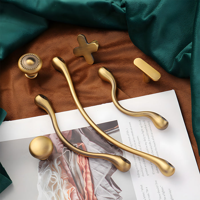 Decorative Wavy Organic Cabinet Pulls