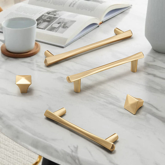 Goldenwarm Gold Modern Kitchen Cupboard Cabinet Handles Drawer Pulls Goldenwarm Gold Modern Kitchen Cupboard Cabinet Handles Drawer Pulls