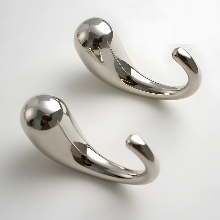 Minimalist Solid Brass Wall Hooks