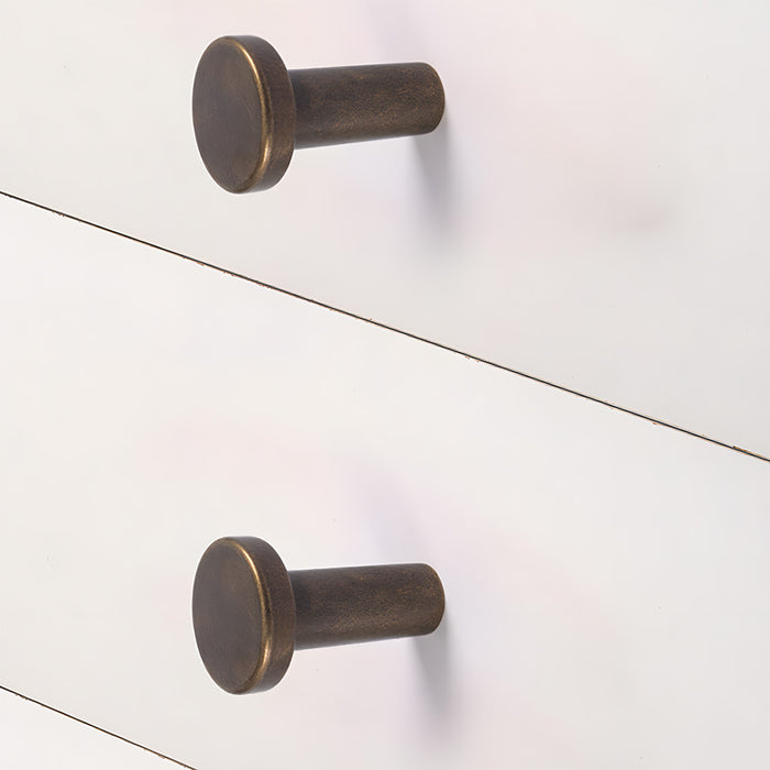 Modern Zinc Alloy Round Wall Hooks