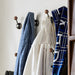 Modern Walnut & Zinc Alloy Cabinet Knobs & Wall Hooks