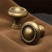 Vintage Solid Brass Spindle Cabinet Handles