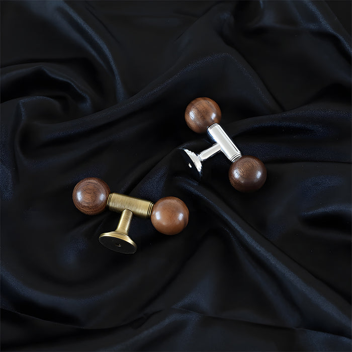 Medieval Brass Wooden Handle