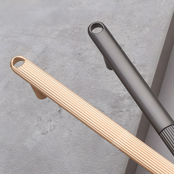 Modern Knurled Zinc Alloy Cabinet Pulls