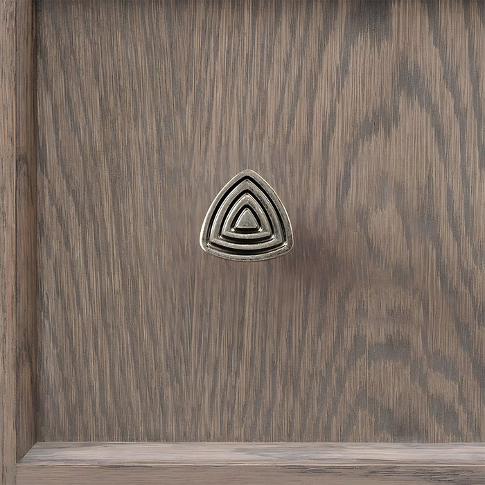 Vintage Geometric Triangle Cabinet Knobs