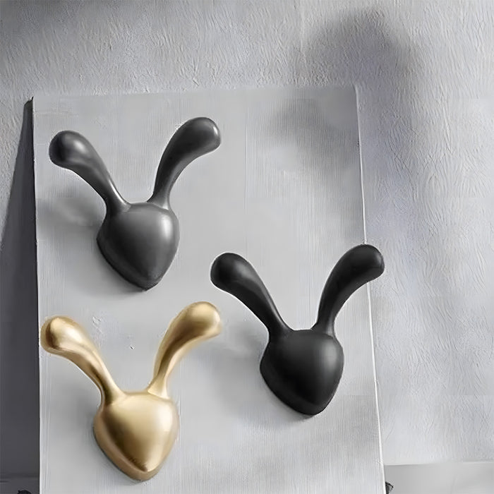 Cute Abstract Rabbit Ear Coat & Towel Hooks