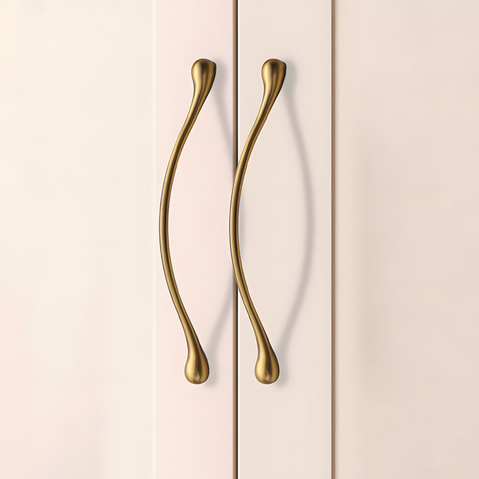 Decorative Wavy Organic Cabinet Pulls